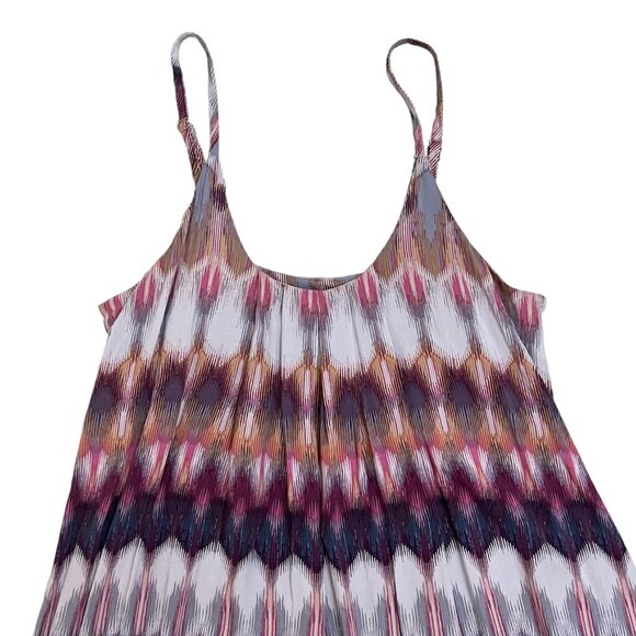 Nicole Miller New York Women Size XS Maxi Dress Flowy Watercolor Boho Dress NWT - Picture 6 of 9